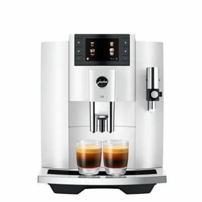 jura e8 piano white