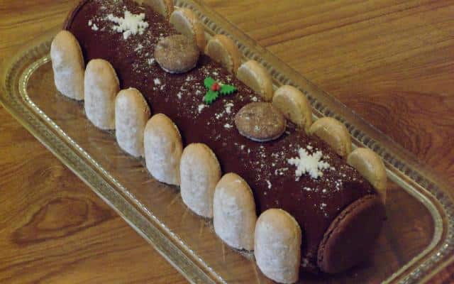 Bûche de Noël, façon Tiramisu
